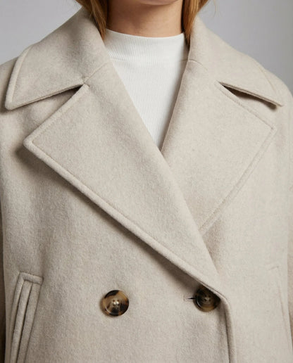 Blazer corto da donna doppiopetto sartoriale – foto 9